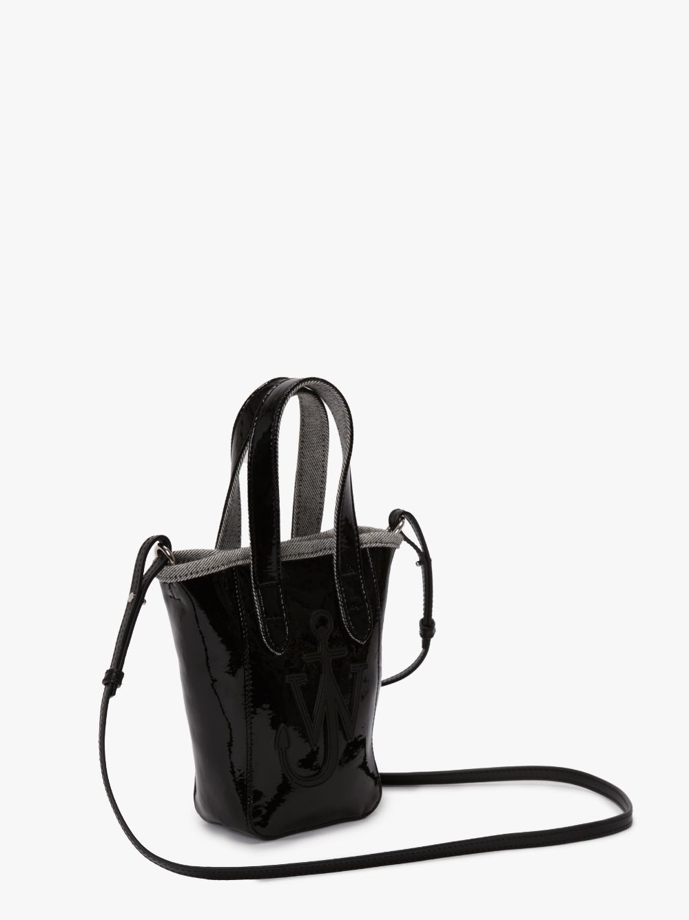 MINI BELT TOTE - MINI COATED DENIM TOTE BAG - 2