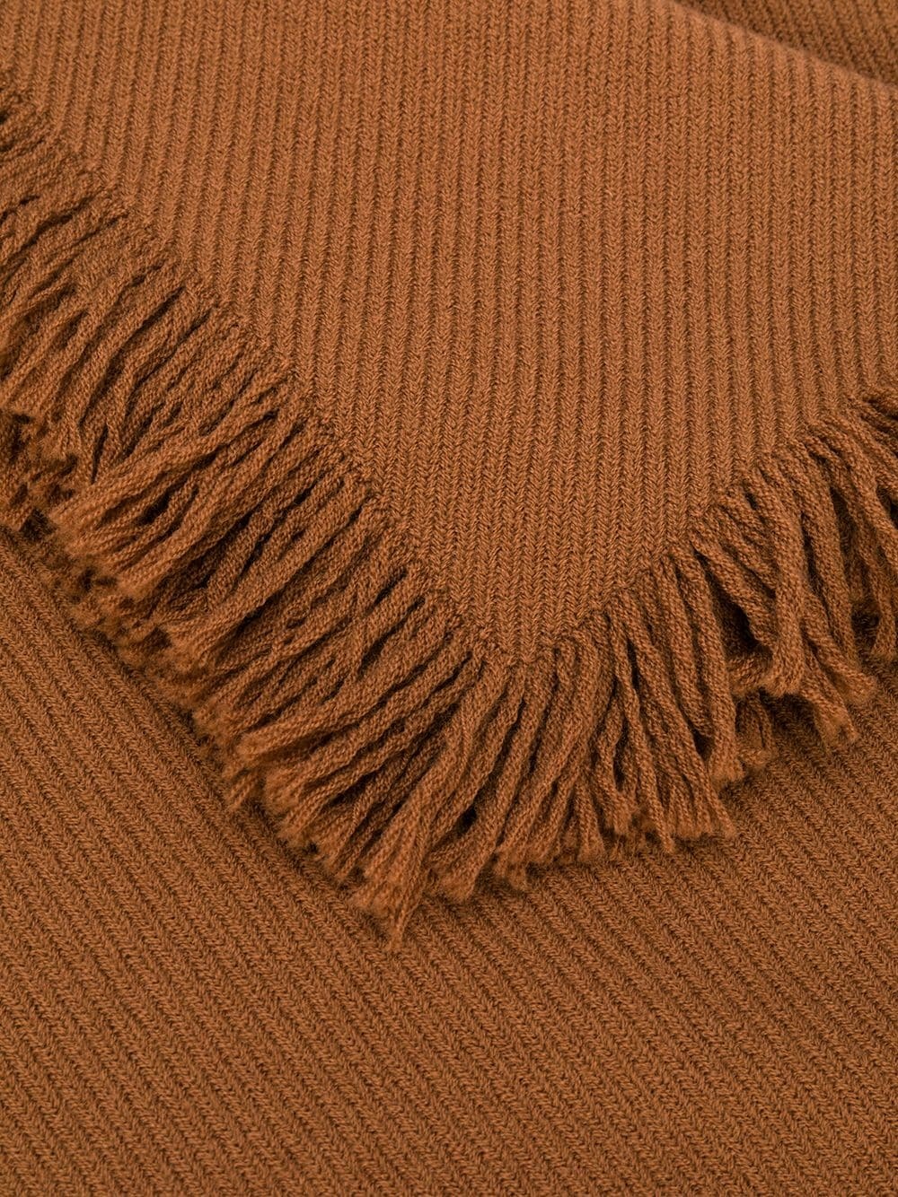 fringed oversized scarf - 3