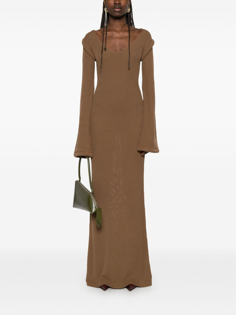 AYA MUSE ribbed-knit maxi dress outlook