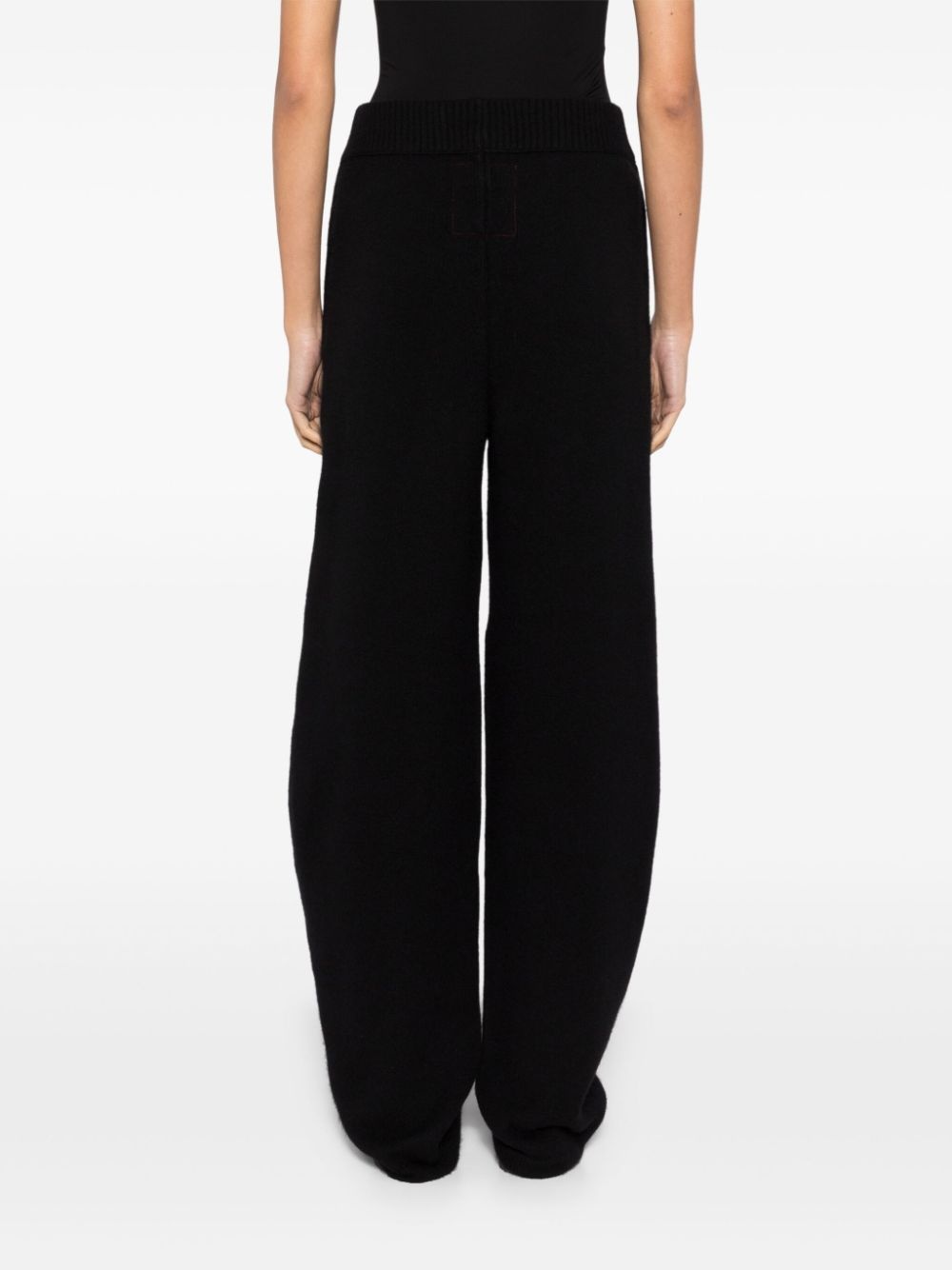 knitted tapered trousers - 4