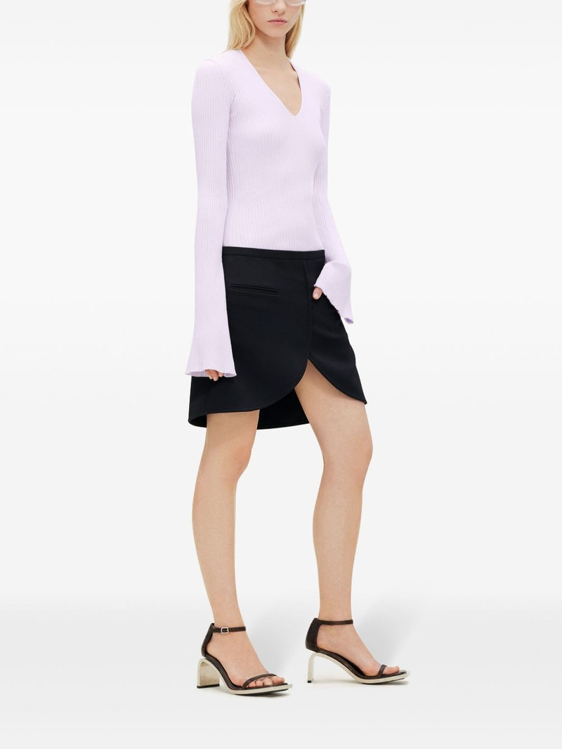 V-neck ribbed jumper 3