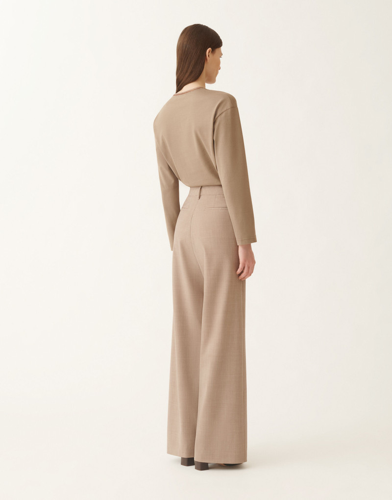 Spoleto trousers in bi-stretch fresco wool 4