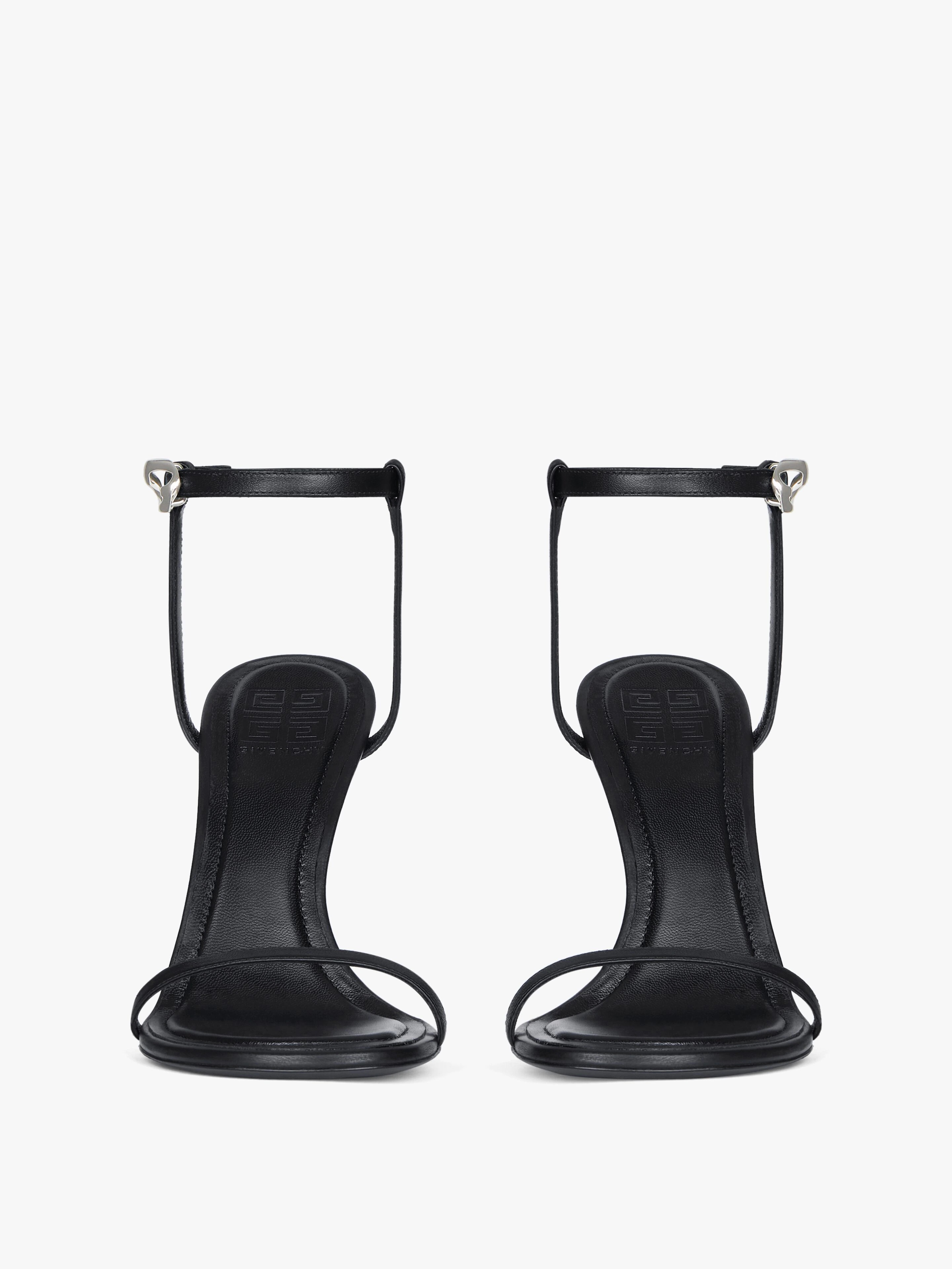 G CUBE SANDALS IN LEATHER - 2
