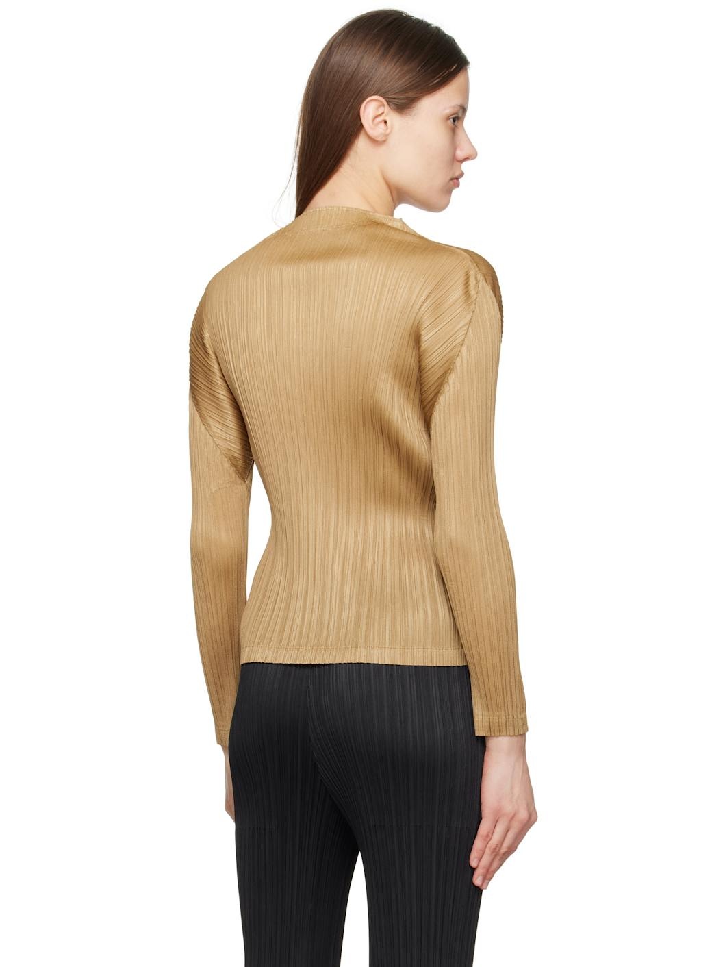 Tan Monthly Colors December Top - 3