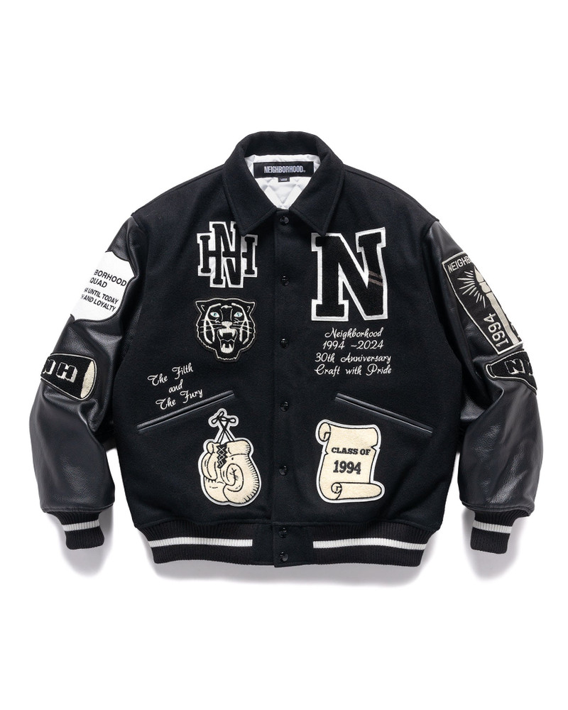 Stadium Jacket Black/White - 1