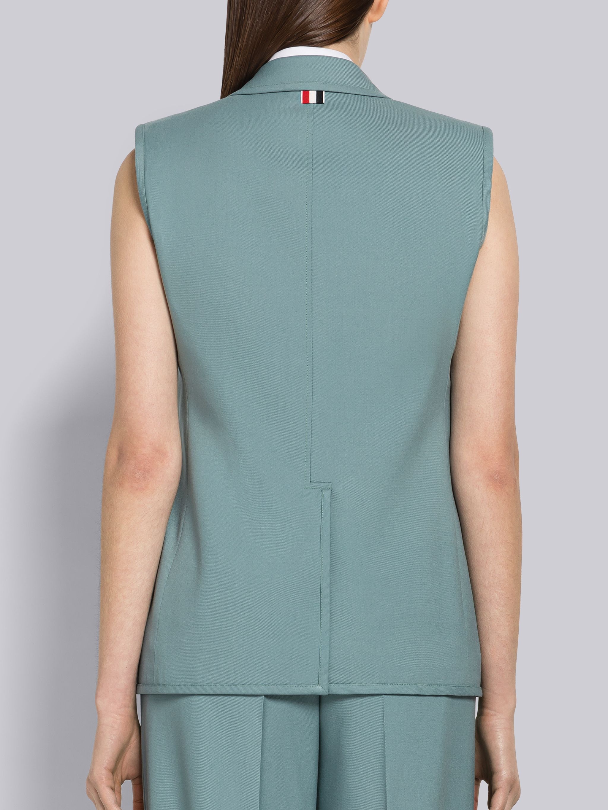 Donegal Wool Sleeveless Sack Sport Coat - 3
