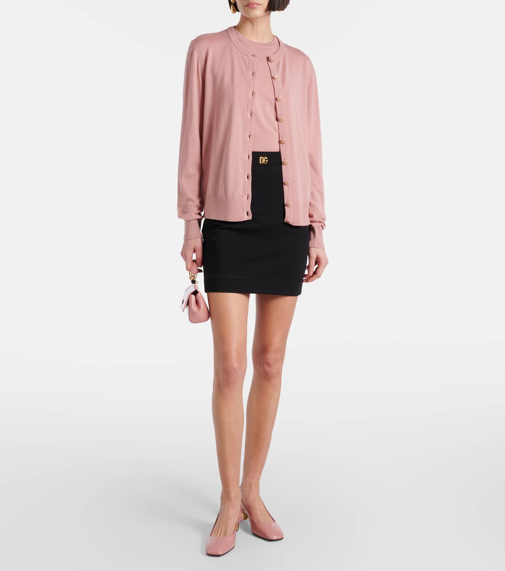 DG jersey miniskirt - 2