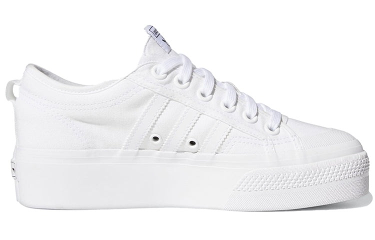 (WMNS) adidas Nizza Platform 'Triple White' FV5322 - 2