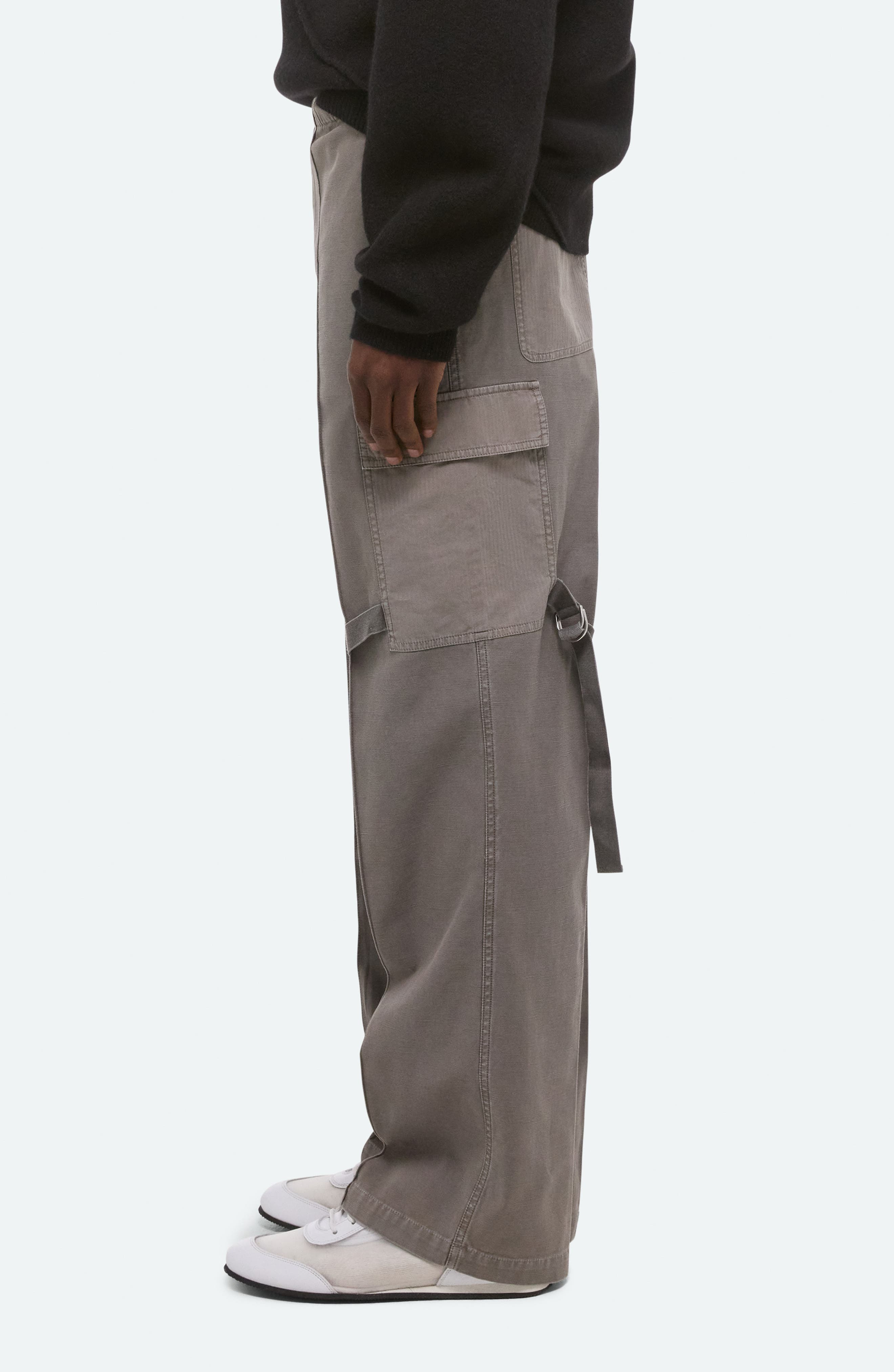 Helmut Lang Relaxed Cargo Pants in Stone at Nordstrom - 3