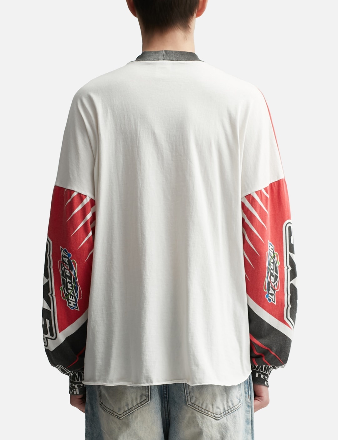 トップス saint mxxxxxx HEART SPEAKS TO HEART SAINT Mxxxxxx]SS TEE/HEART SAINT/WHITE(SM-HR1-0000-019) – R&Co.