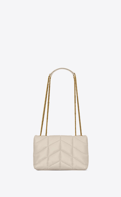 SAINT LAURENT puffer toy bag in quilted lambskin outlook