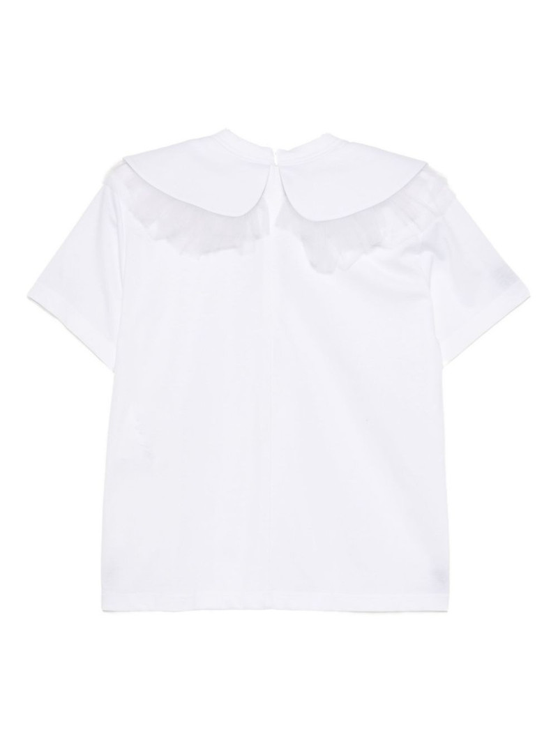 Noir Kei Ninomiya ruffled-lace top outlook