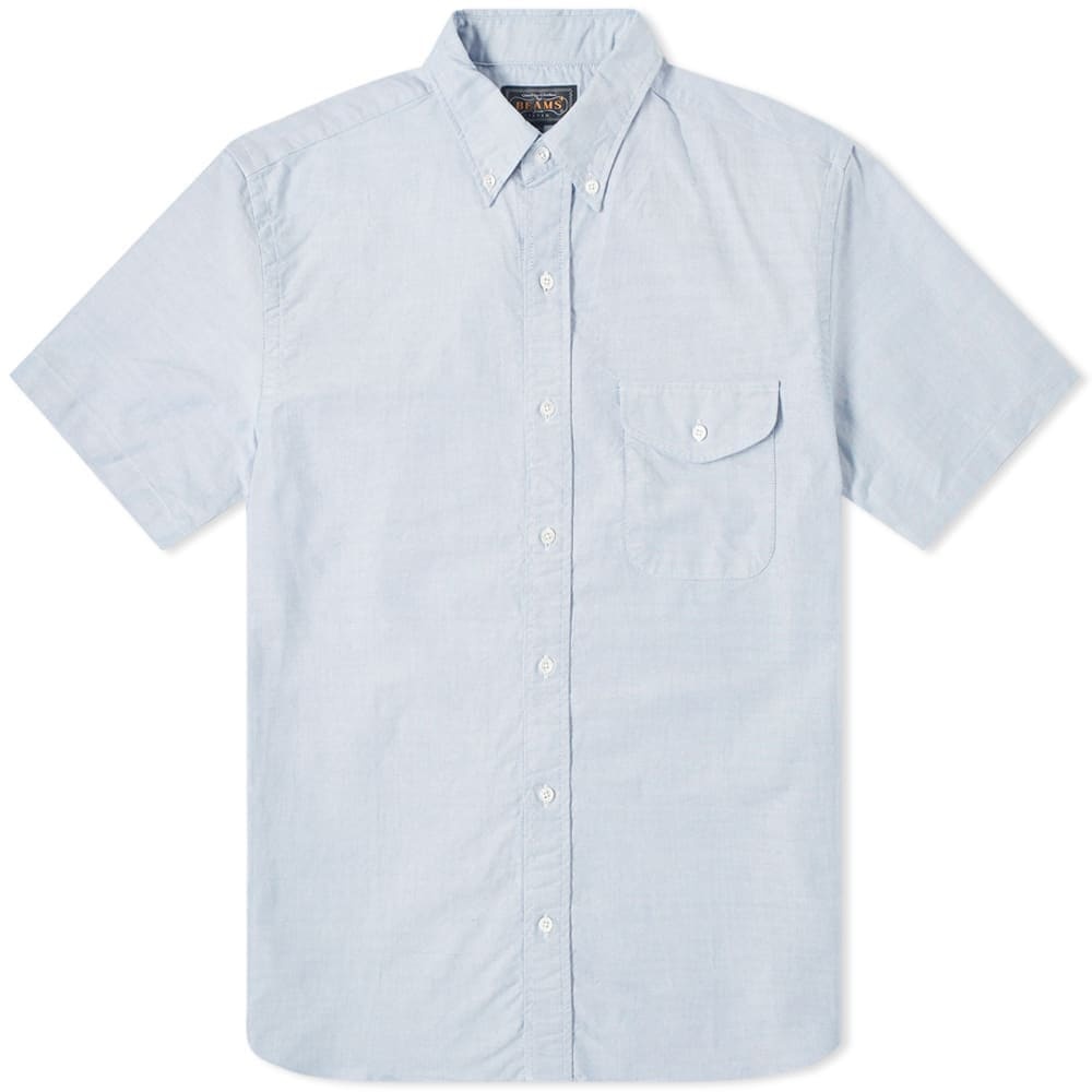 Beams Plus Short Sleeve Oxford Shirt - 1