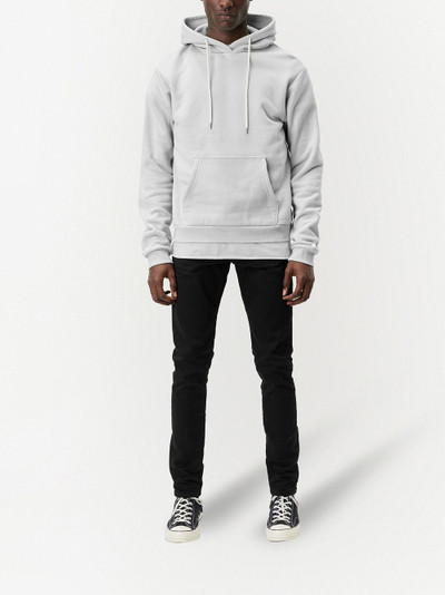 John Elliott Beach drawstring cotton hoodie outlook