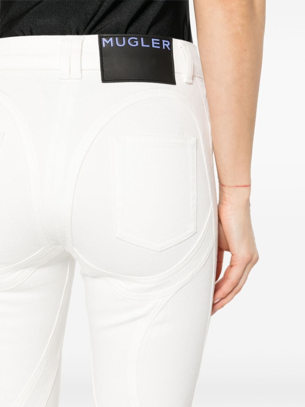 high-rise cropped jeans - 5