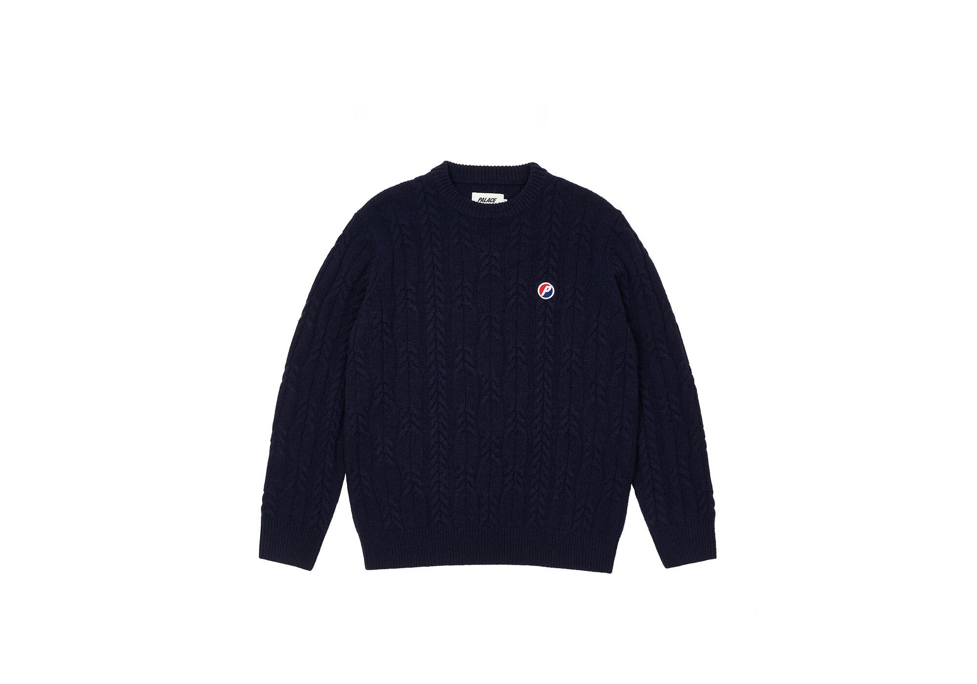 CABLE KNIT BLUE - 1