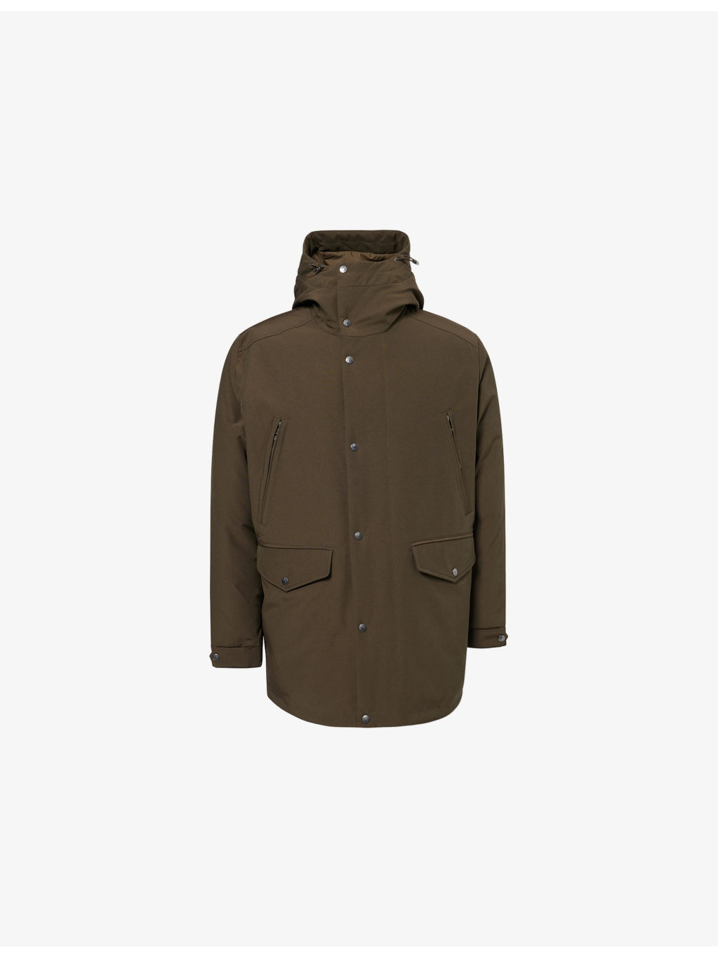 Livradois Logo-Patch Down Parka Jacket - 1