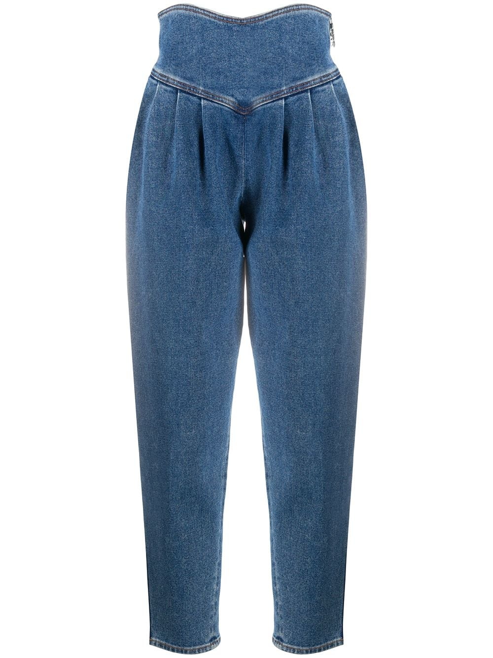 super high-rise cropped jeans - 1