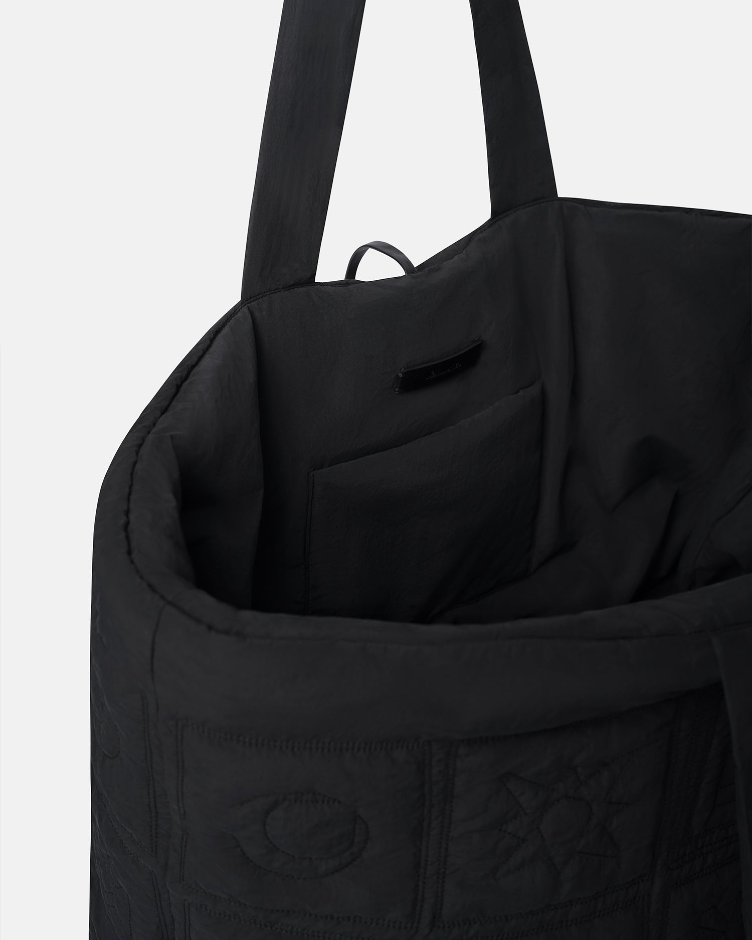Quilted Tech-Poplin Tote - 4
