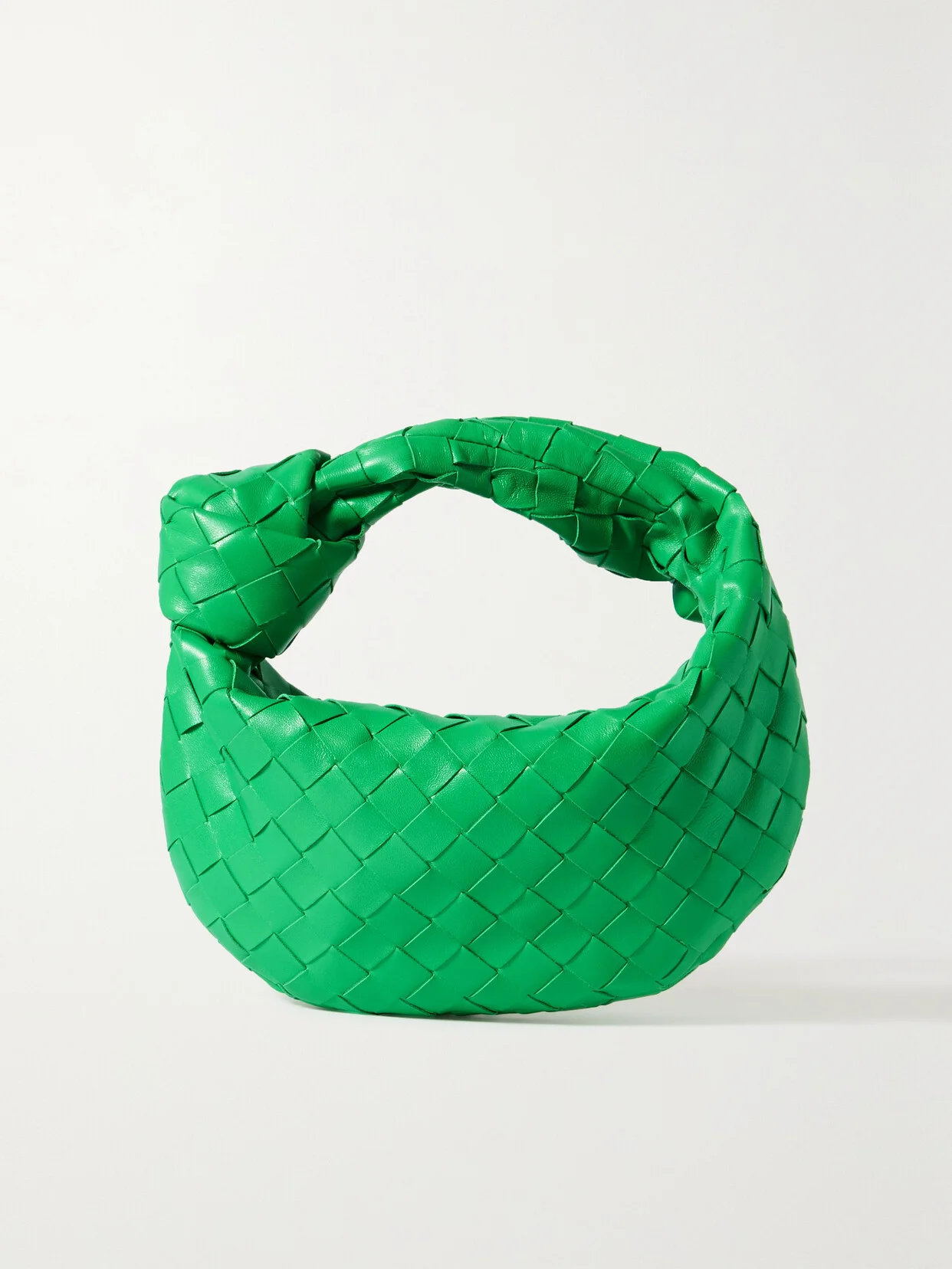 Jodie Mini Knotted Intrecciato Leather Tote - 1
