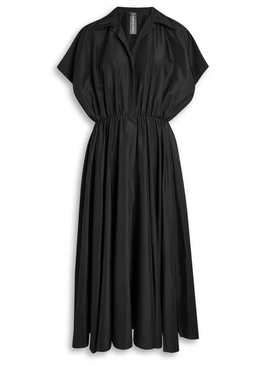 Norma Kamali Shell Midi Shirt Dress - 1