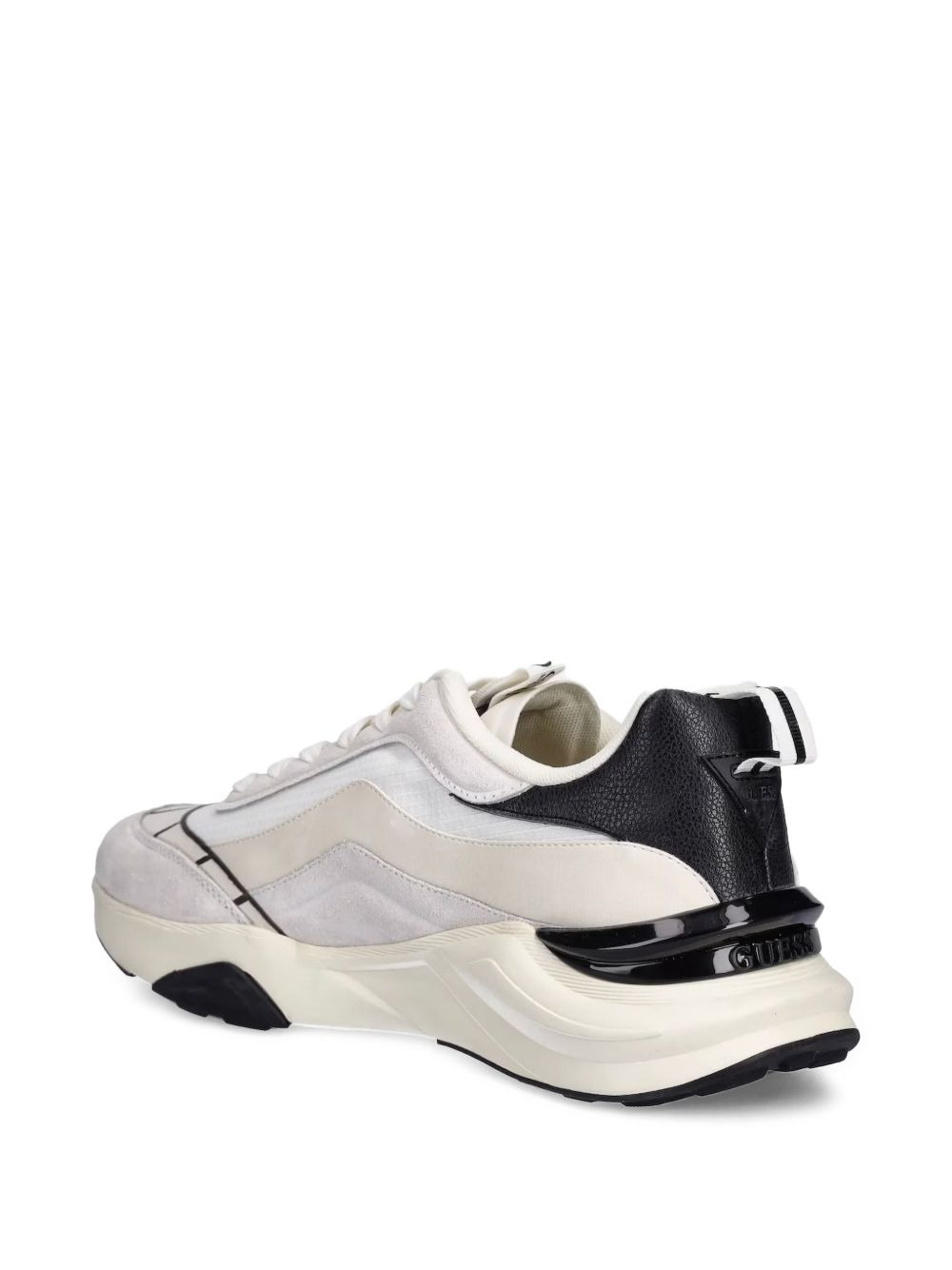 Valencia suede-panel sneakers - 3