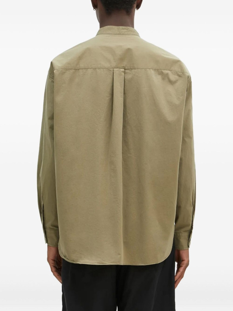 embroidered mandarin-collar shirt 3