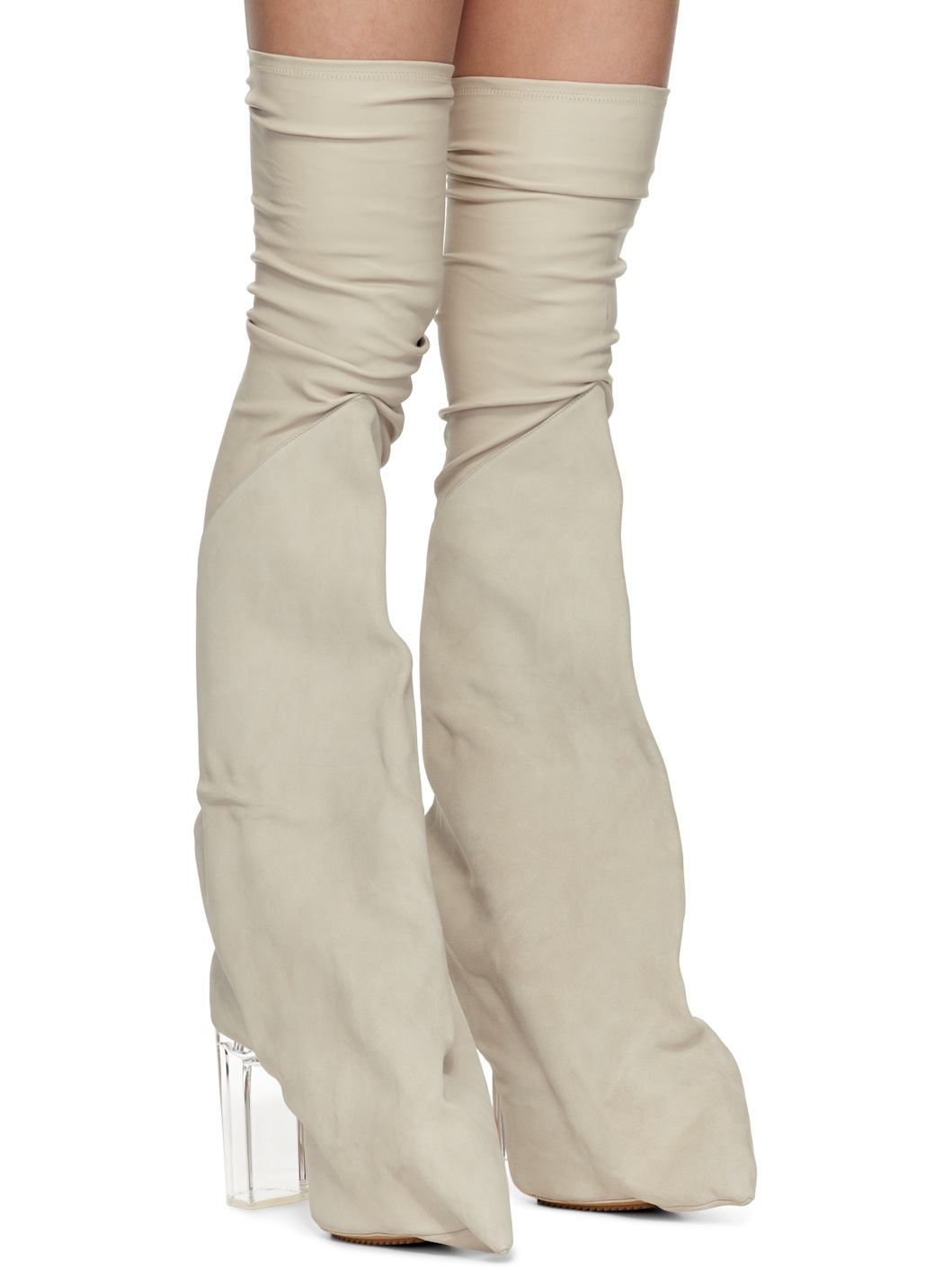 Off-White Hollywood Taco Kiss Tall Boots - 4