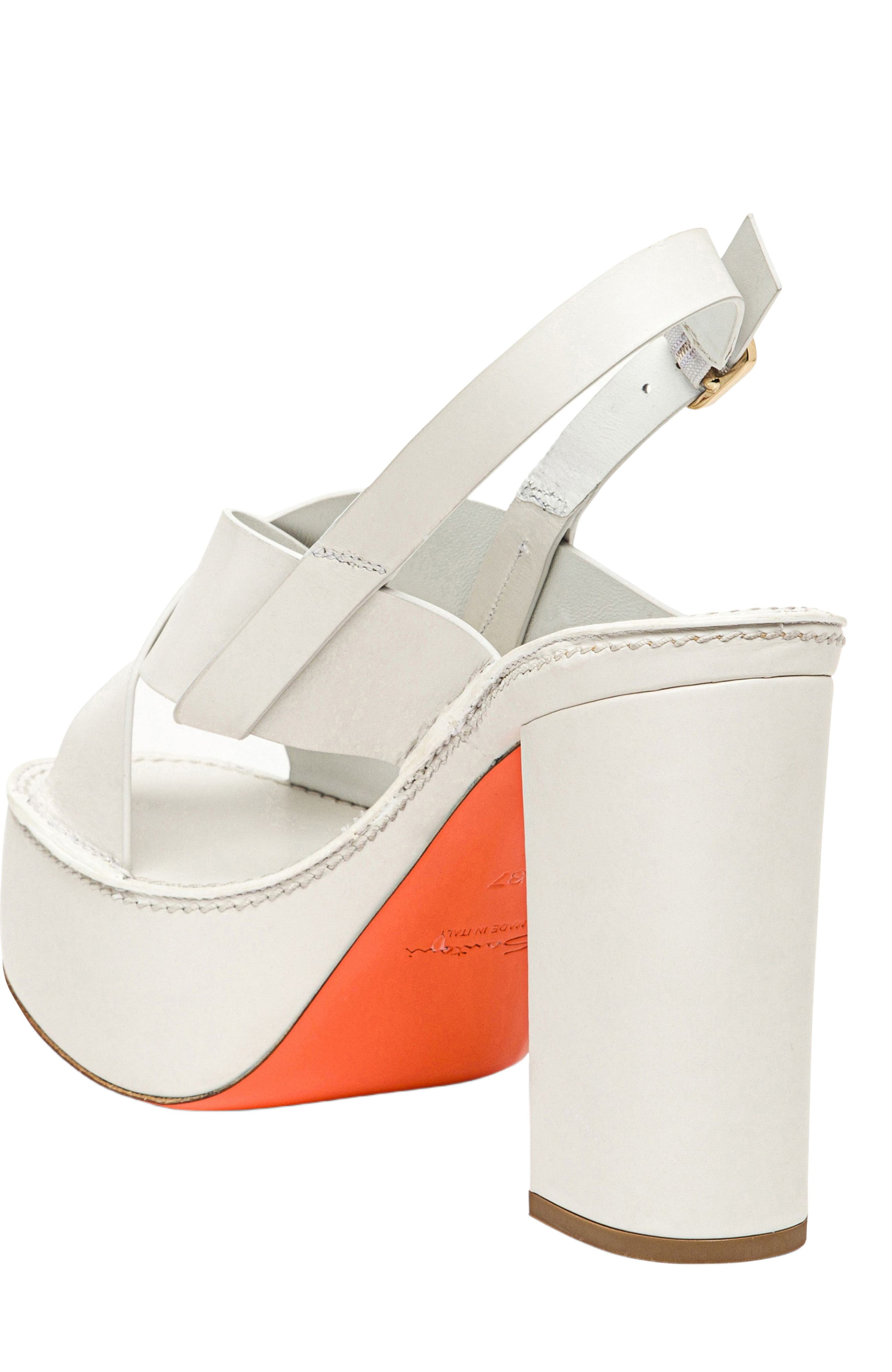 Santoni Women's high-heel sandal in White at Nordstrom - 4