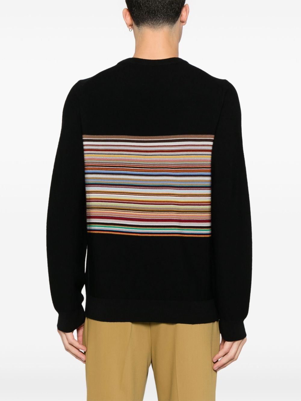Artist-stripe sweater - 4