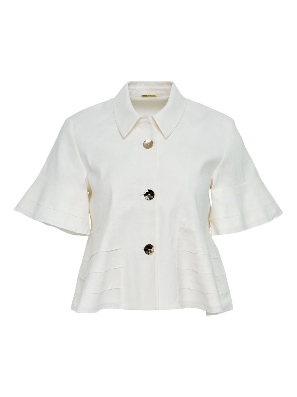 Nika bell-sleeve buttoned top - 1