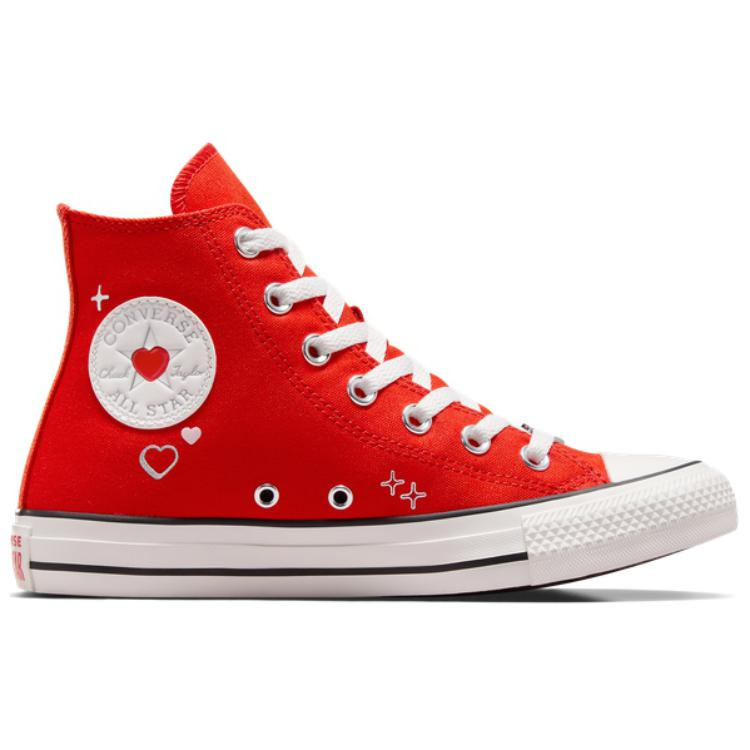 (WMNS) Converse Chuck Taylor All Star Y2K Heart High 'Red White' A09117C - 3