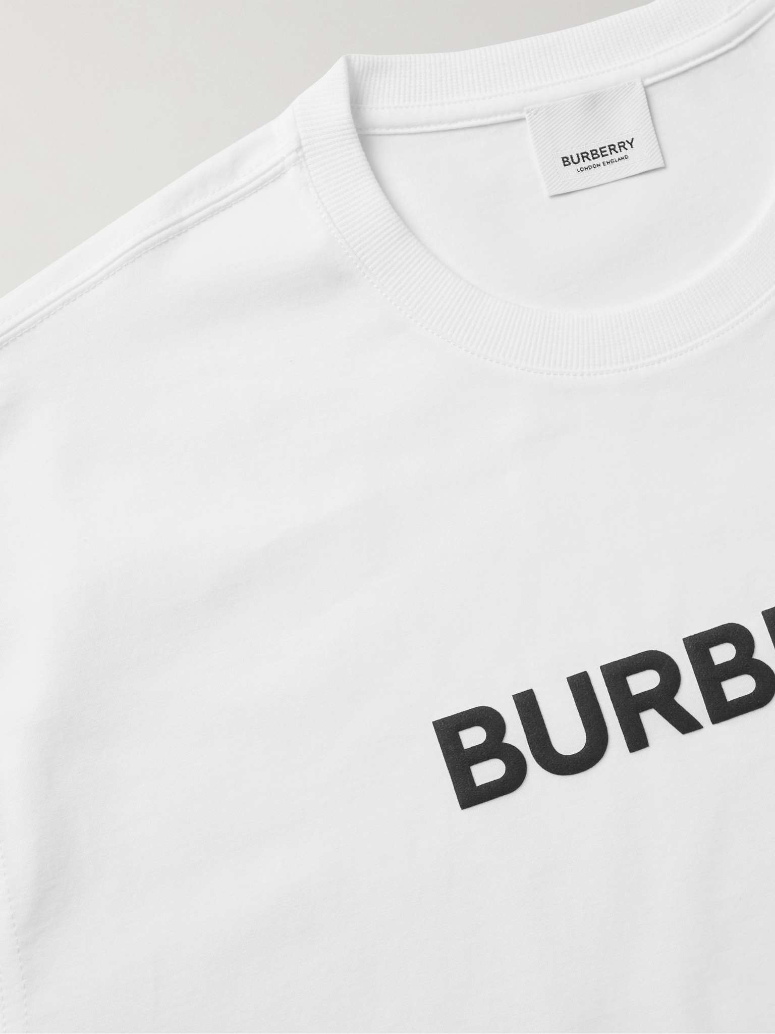 Logo-Print Cotton-Blend Jersey T-Shirt - 6