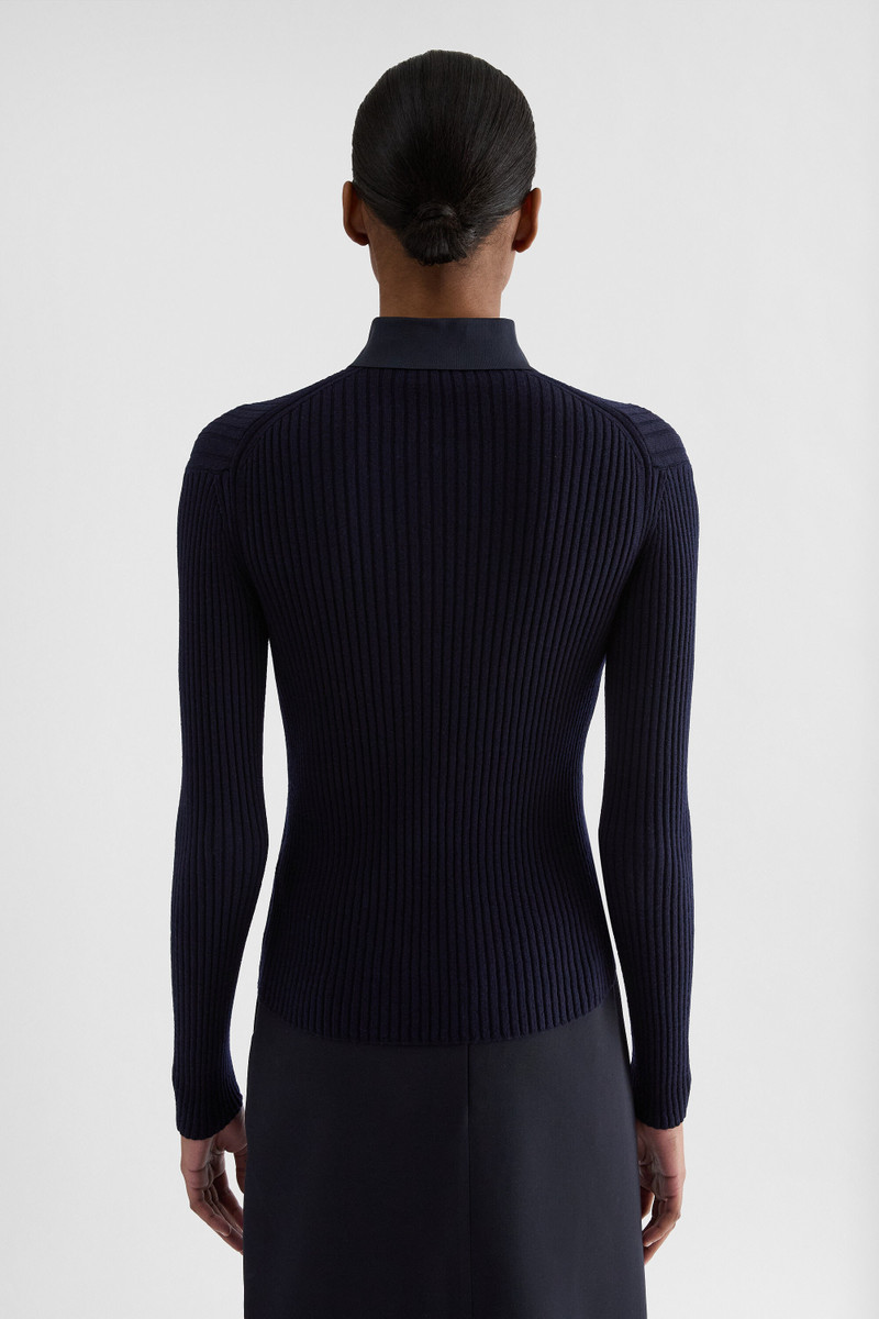 Wool Knit Polo T-Shirt 5