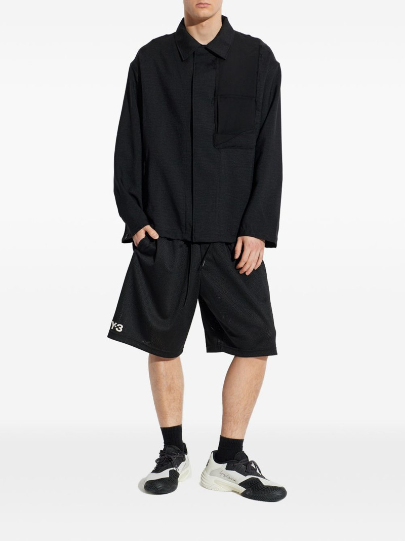 Y-3 logo drawstring shorts outlook