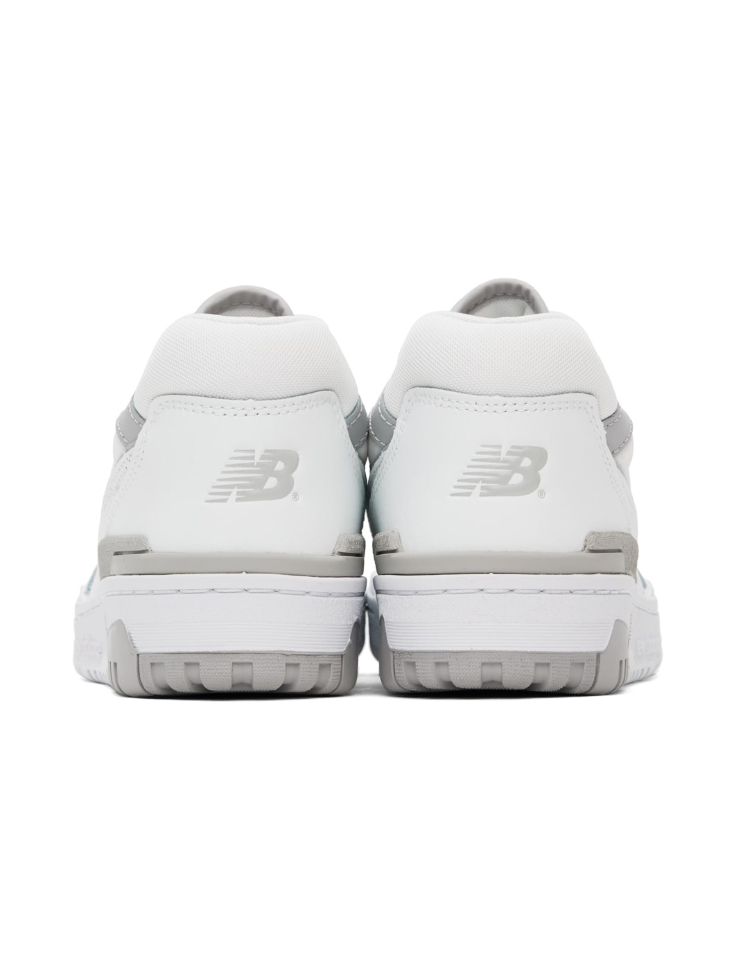 White & Gray 550 Sneakers - 2