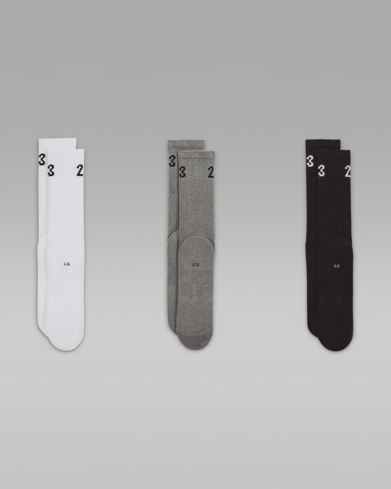 Jordan Essentials Crew Socks (3 Pairs) 3