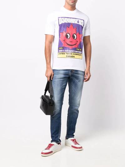 DSQUARED2 graphic-print cotton T-Shirt outlook