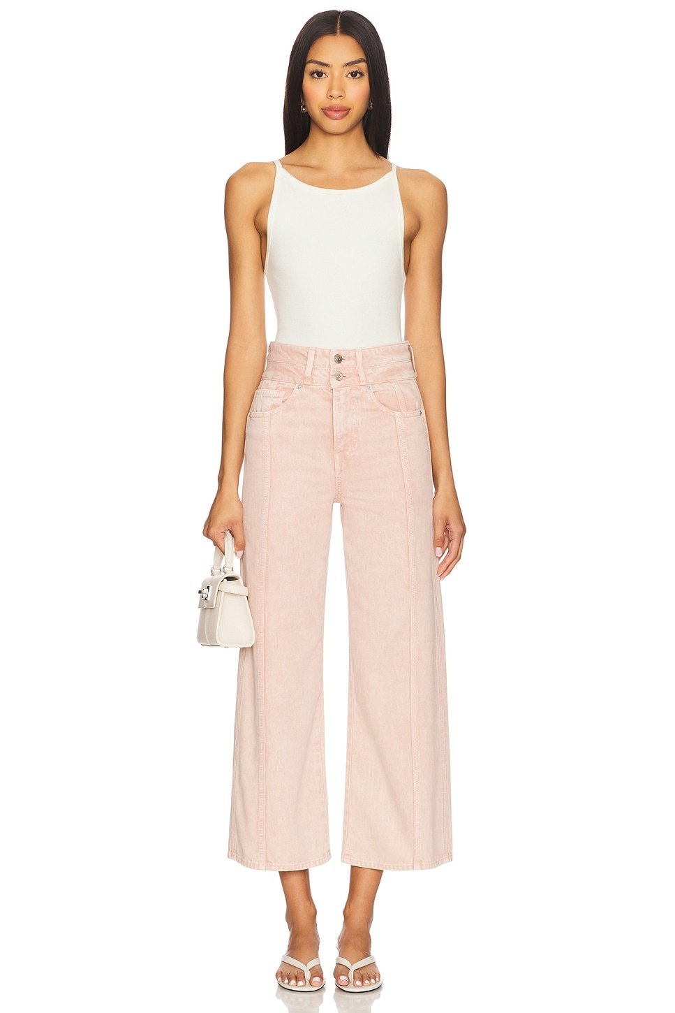 Taylor Cropped High Rise Wide Leg - 5