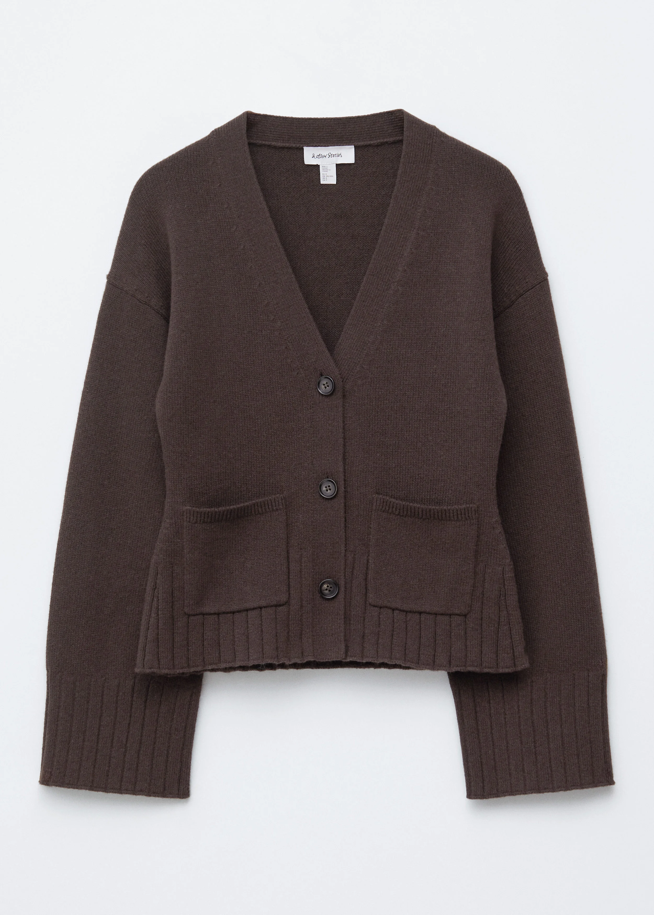 Tapered Knit Cardigan - 1