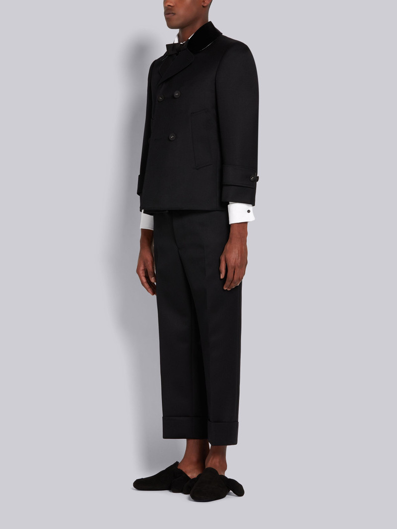 Black Shearling and Suede Hector Slipper 6