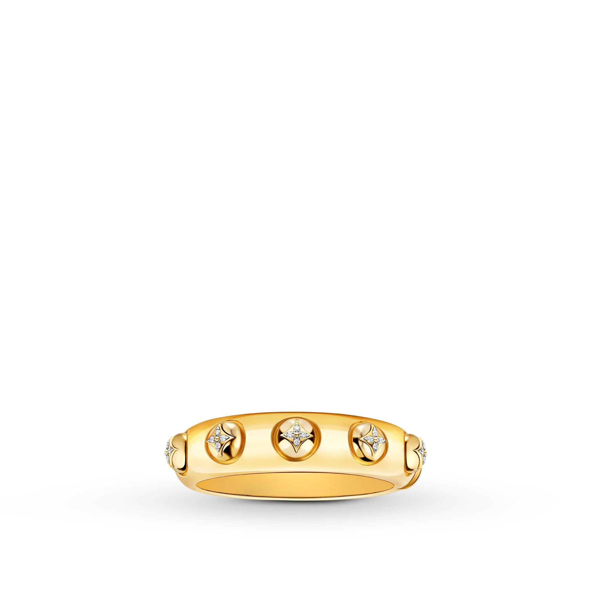 B Blossom Cuff, Yellow Gold, White Gold And Diamonds - 5