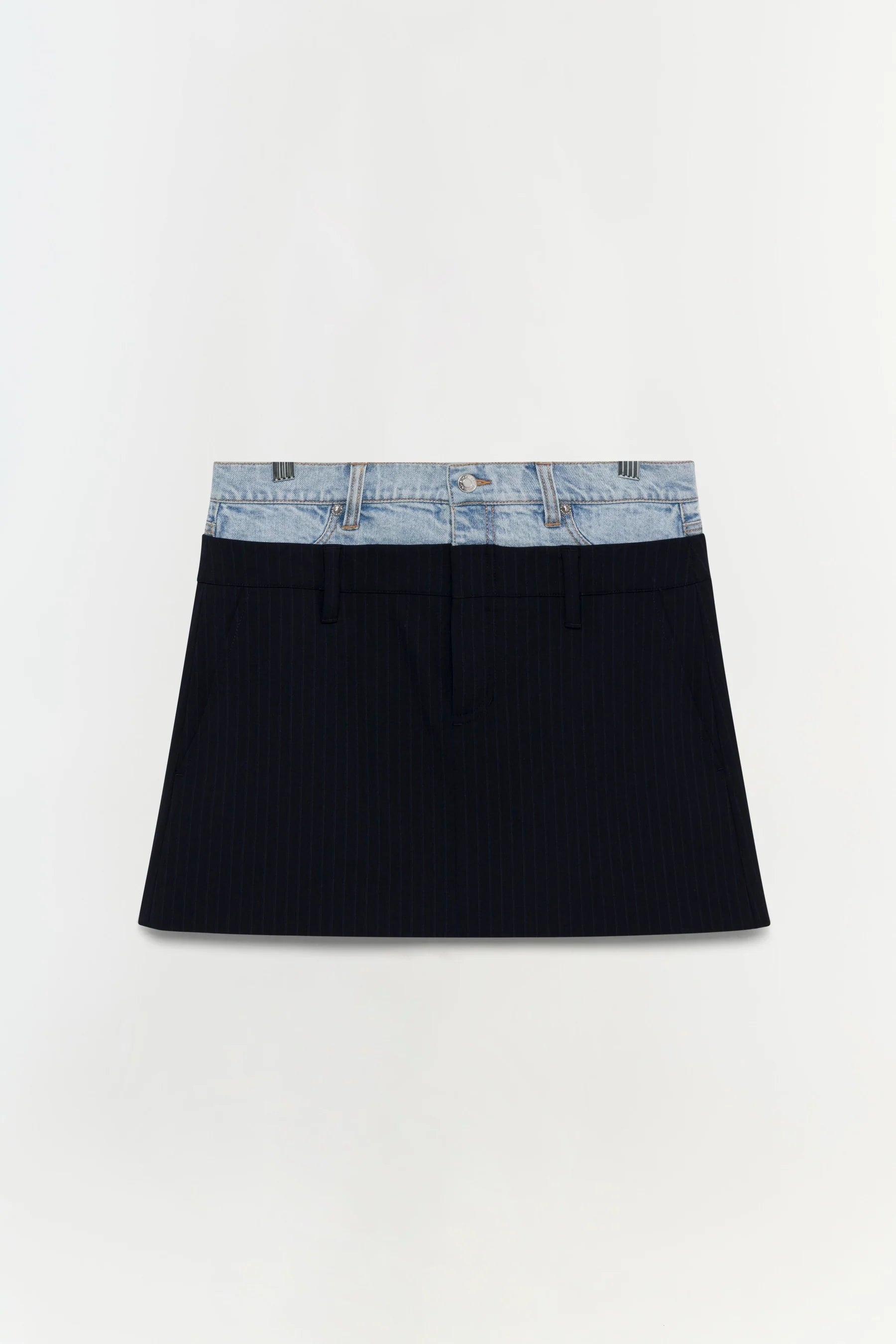 Rilee Double waistband combo mini skirt - 6