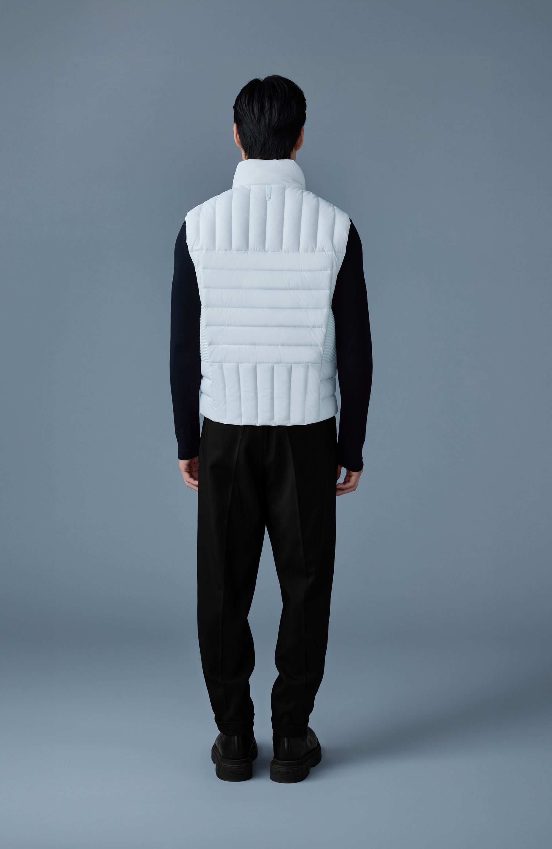 TITUS Perpendicular channel quilt down vest - 4