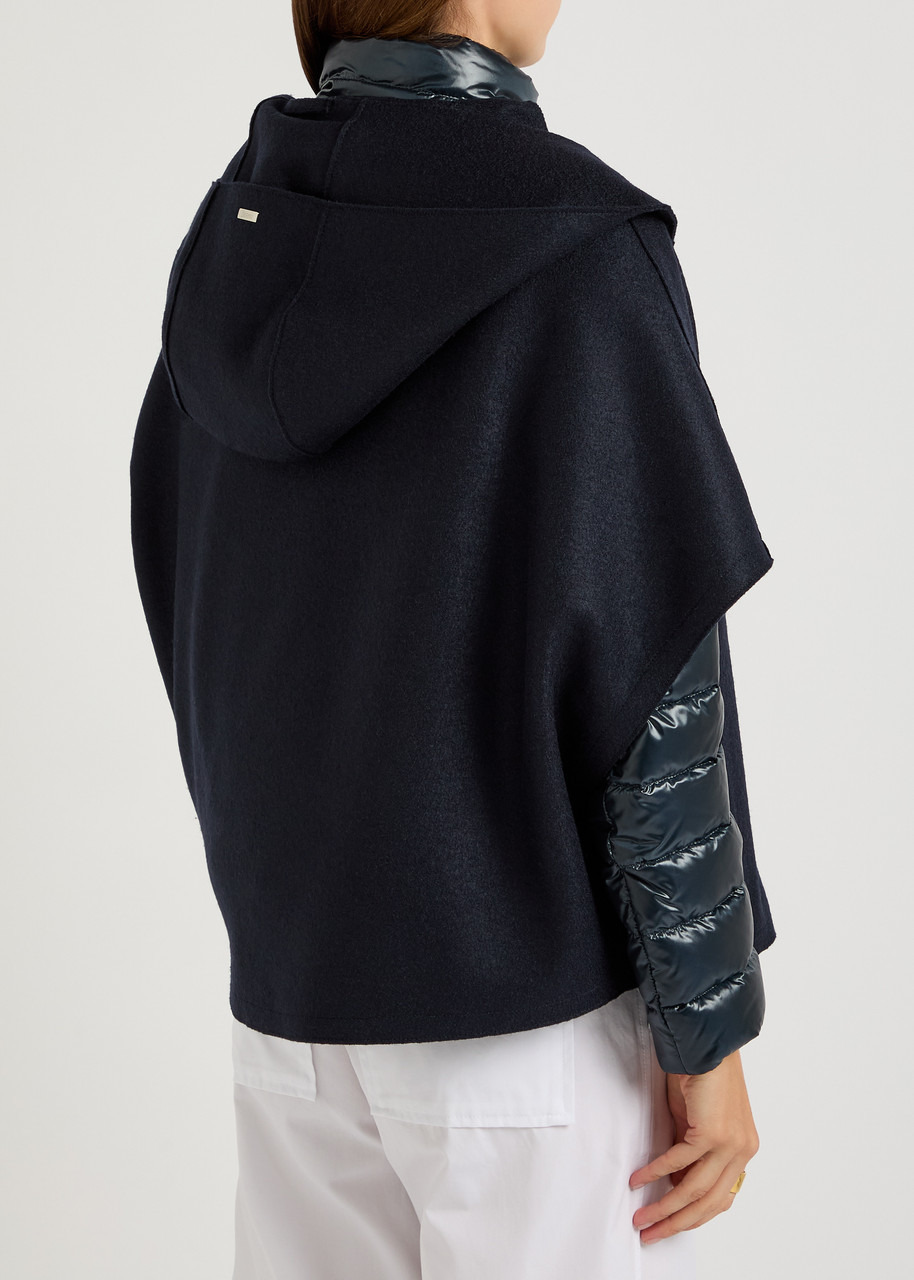 Herno Layered Quilted Shell and Wool Jacket - 5