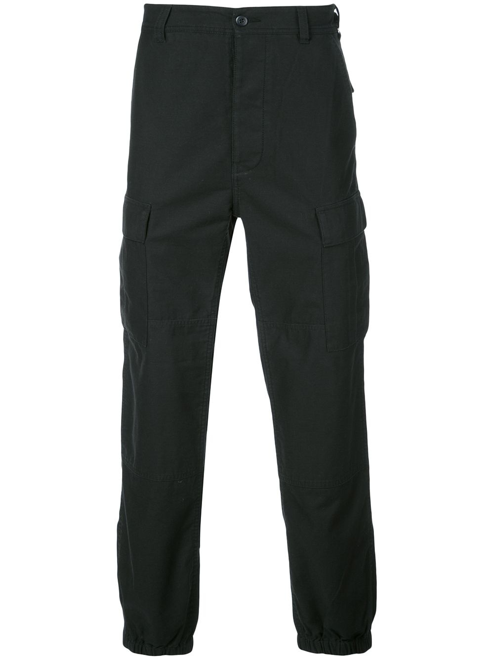 elasticated-ankles cargo trousers - 1