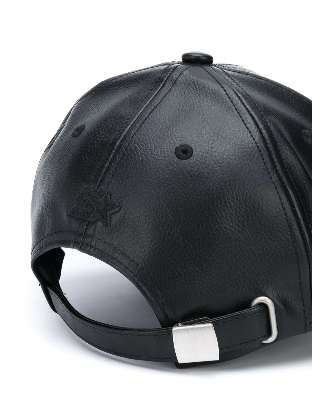 leather-effect baseball cap - 2