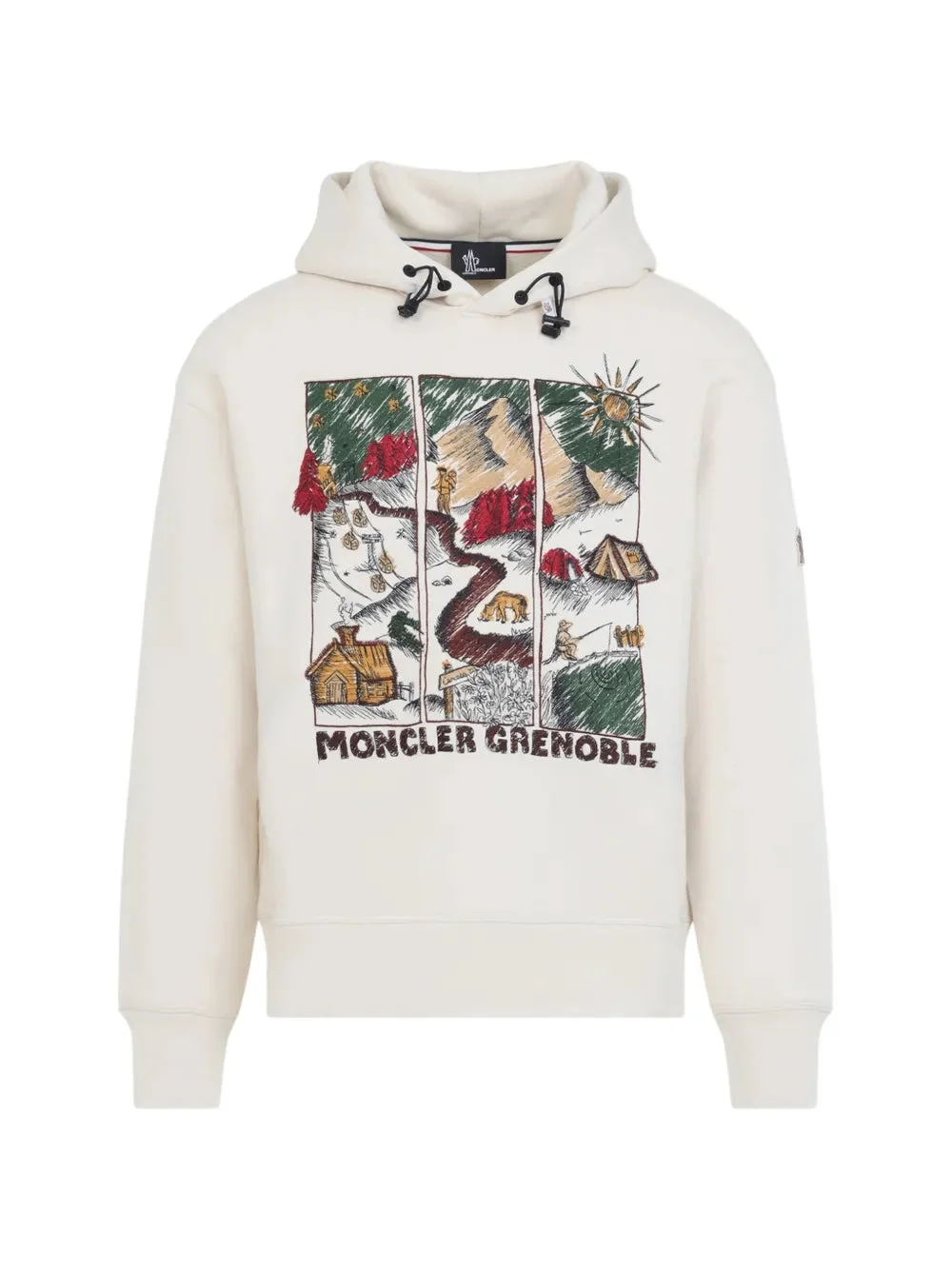 GRAPHIC-EMBROIDERED HOODIE - 1