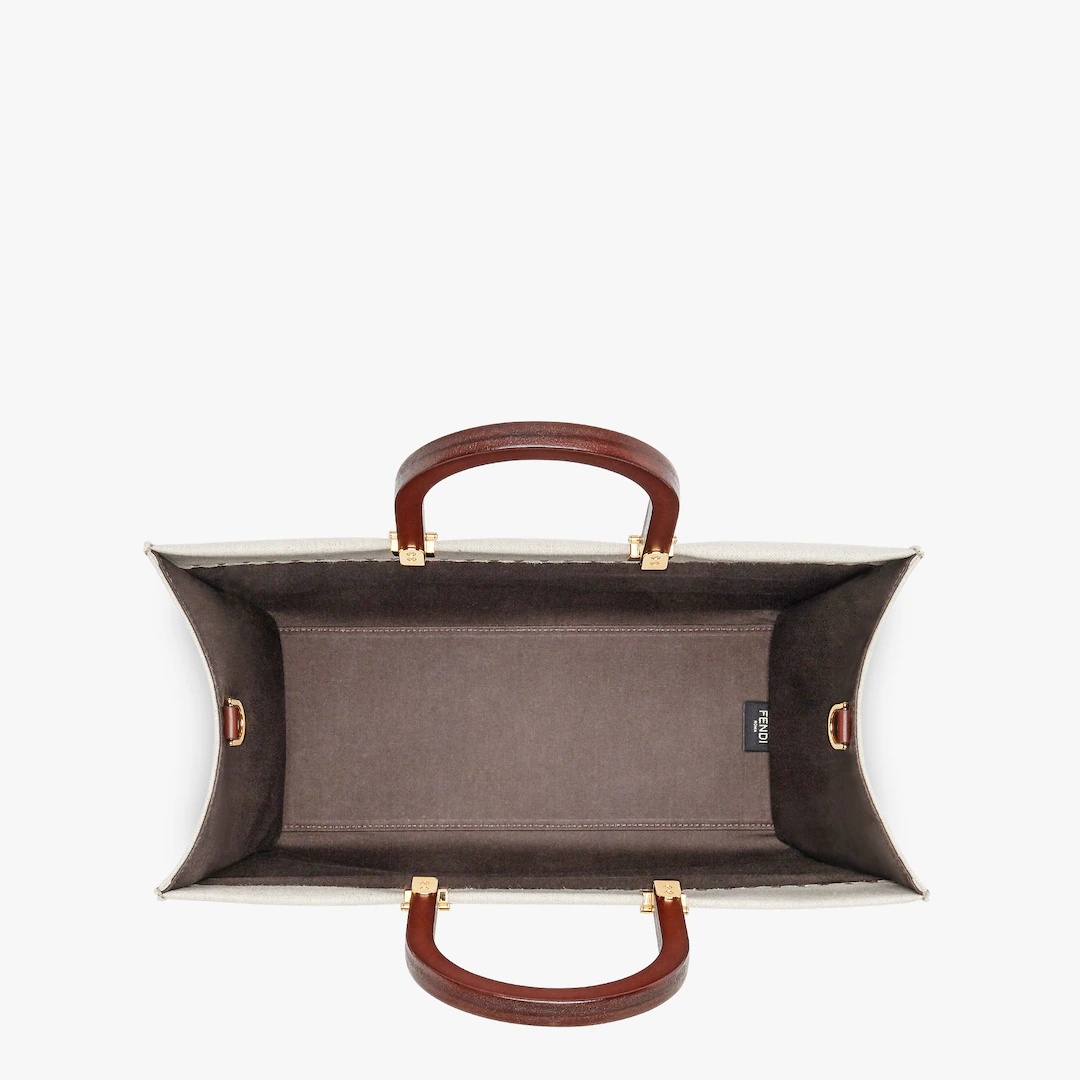 White canvas shopper - 4