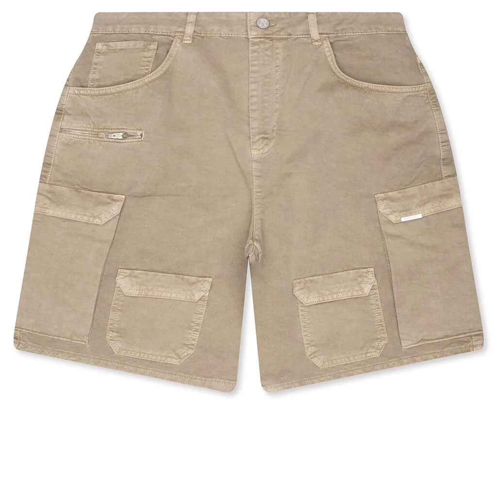 LOADED CARGO SHORT - BEIGE - 1